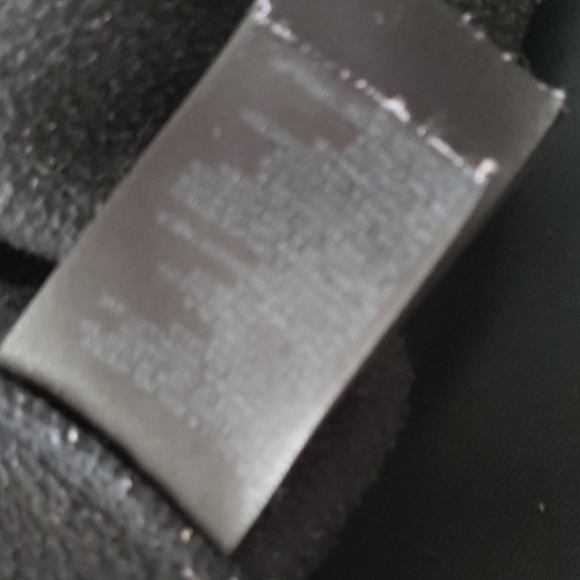 North face black Zippered front jacket with logo front and back - Picture 8 of 11